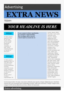 free word templates newspaper